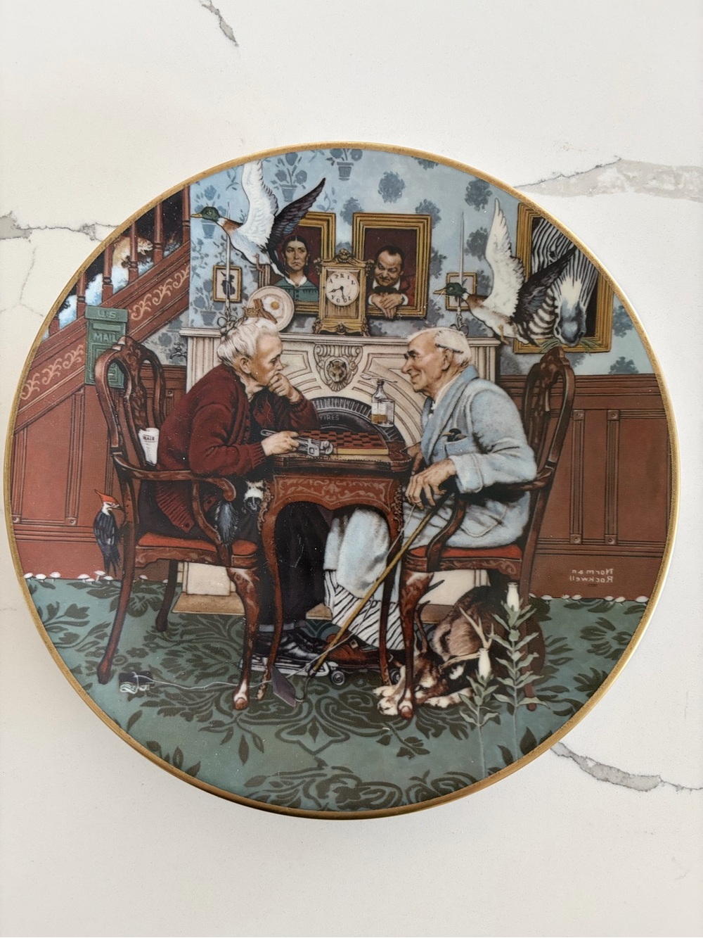 Norman Rockwell APRIL FOOL Collector Plate April 3, 1943, Saturday Evening Post